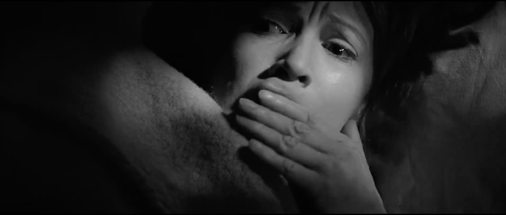 Julie Harris stars as Eleanor Lance in the 1963 film adaptation of Shirley Jackson's novel. 