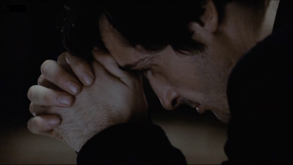 Faith in crisis for Father Karras in The Exorcist. 