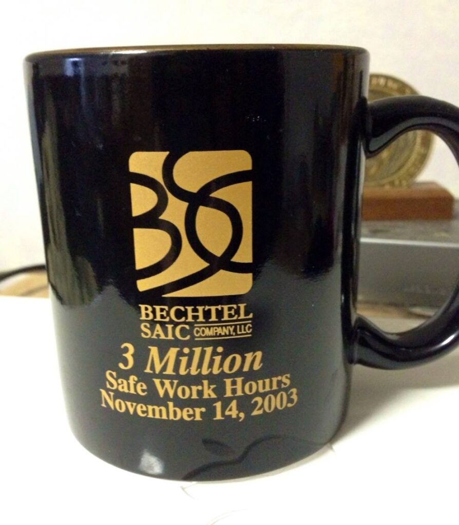 Bechtel SAIC 3 Million Safe Work Hours - 2003