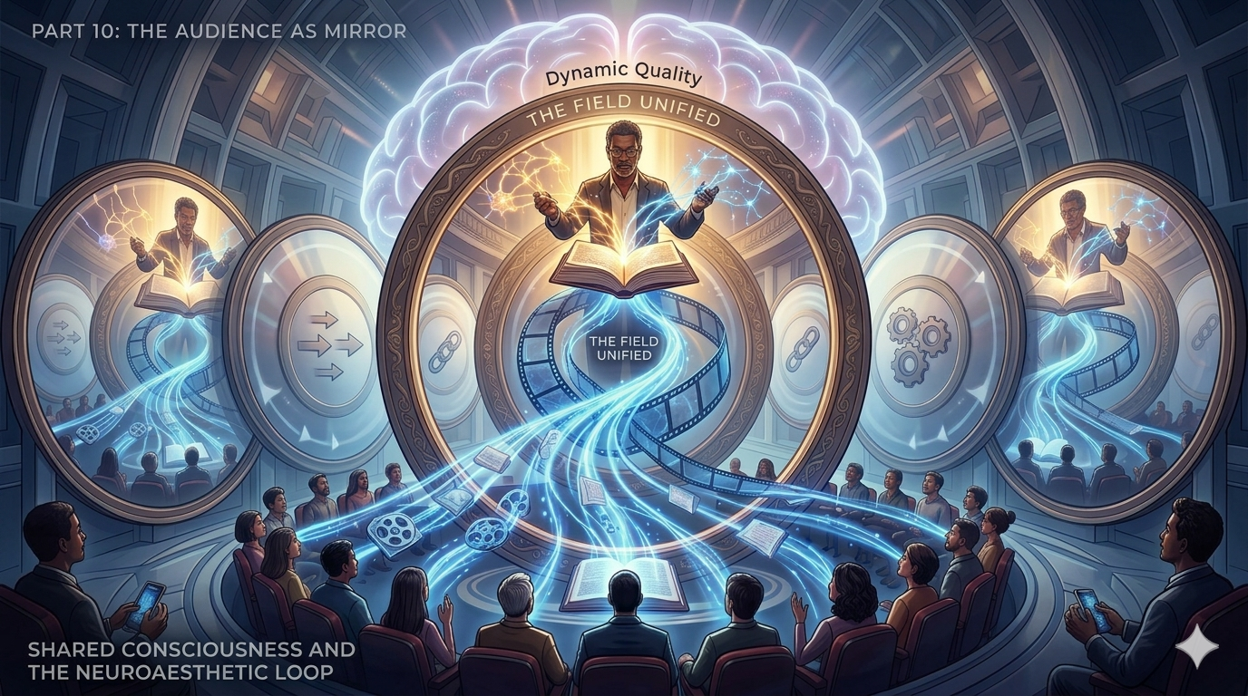 Part 10.1: The Audience as Mirror — Shared Consciousness and the Neuroaesthetic Recursive Loop