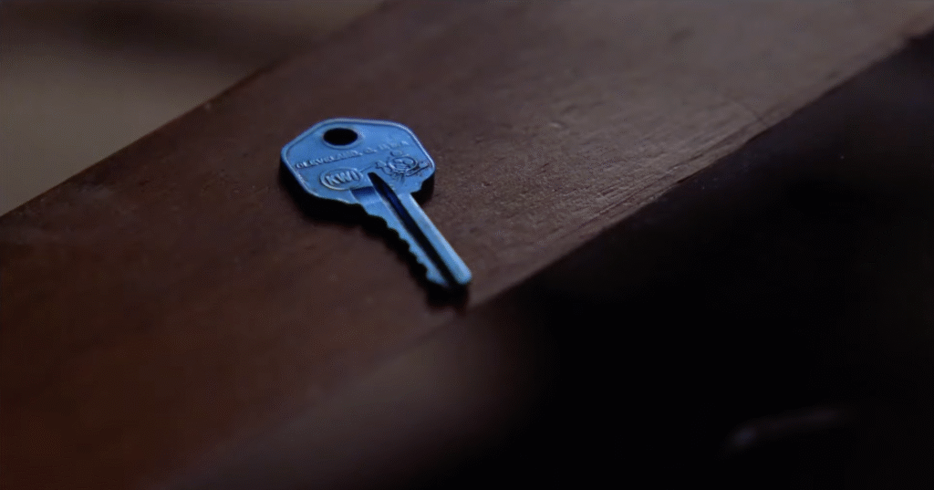The key to the mysterious blue box in Mulholland Drive. 